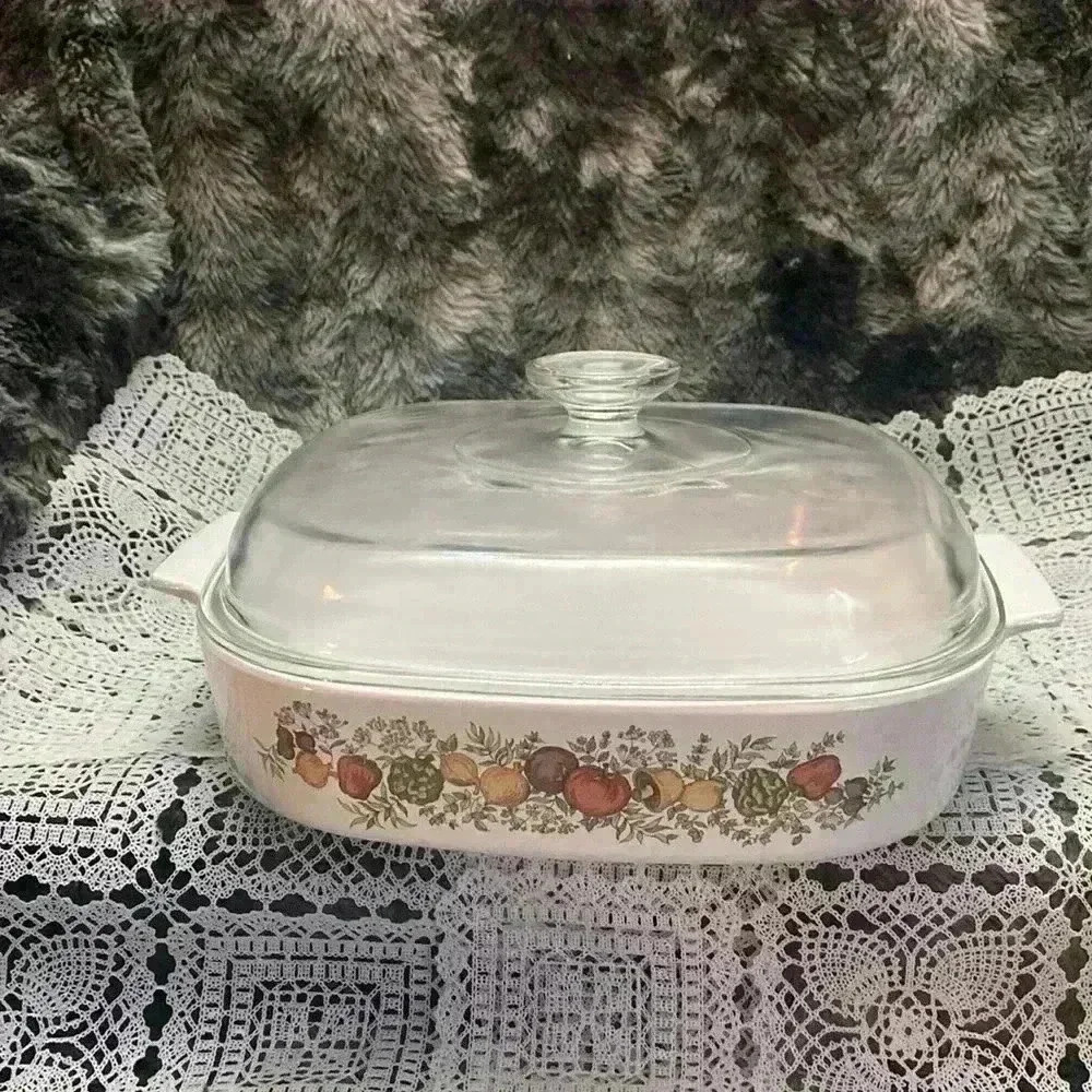 ***HOST PICK *** Vintage corningware A-10-B spice of life patterns